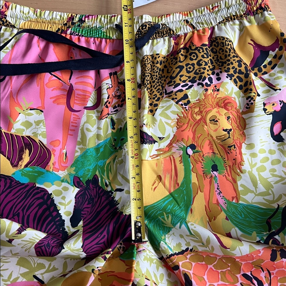 🆕 J. CREW Drapey wide-leg pant in Ratti® safari print - Picture 7 of 9
